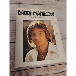 BARRY MANILOW  This One's For You  sheet music songbook